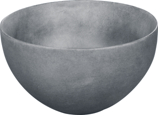 Looox Ceramic Raw Small Diameter 23Cm Dark Grey