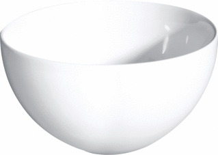 Looox Ceramic Round Small Diameter 23Cm White