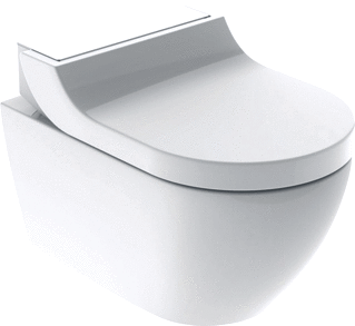 Geberit Aquaclean Tuma Comfort W-Wc: Wit Glas