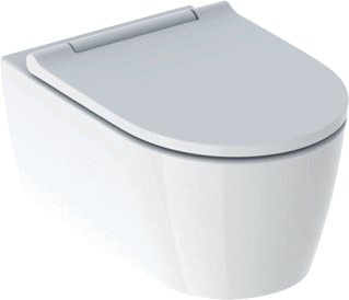 Geberit One Wand-Wc Diepspoeler Turboflush Met Wc-Zitting Wit Mat