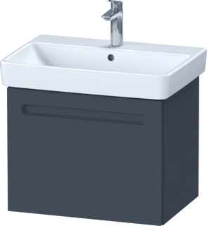 Duravit No.1 Wastafelonderbouw Hangend Grafiet Mat 590X426X478 Mm