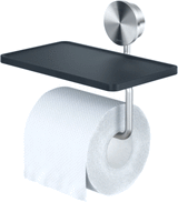 Geesa Opal Toiletrolhouder Met Planchet Rvs Geborsteld