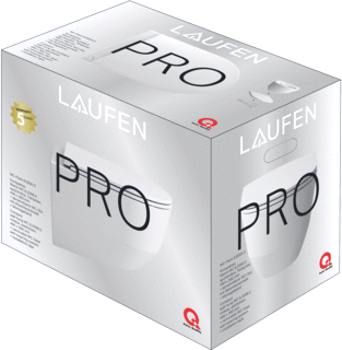 Laufen Pack Wandcloset Rimless Compact Met Closetzitting