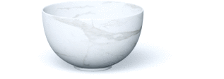 Looox Ceramic Raw Small Diameter 23Cm Calacatta