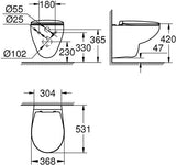 Grohe Bau Ceramic Wandcloset Met Zitting En Deksel