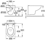 Grohe Bau Ceramic Wandcloset