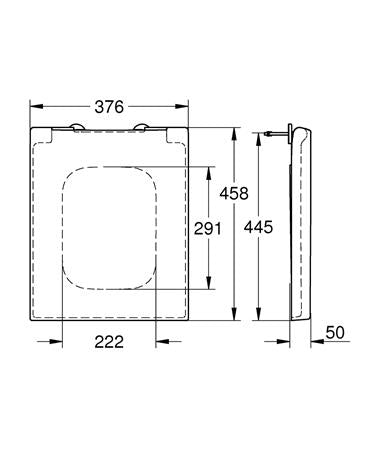 Grohe Cube Ceramic Wc Zitting Soft Close