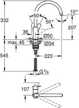 Grohe Start Edge Keukenmengkraan