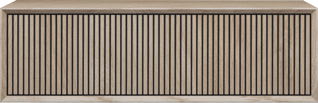 Looox Wooden Facet Stripes 100Cm 1 Lade Old Grey