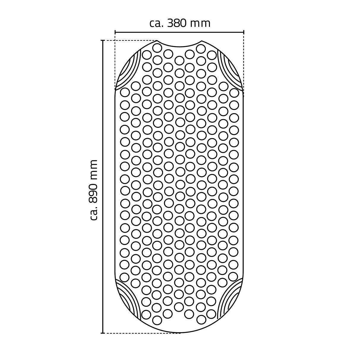 Ridder Tecnoplus Antislip Mat Bad