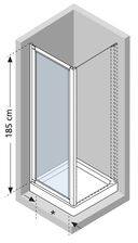 Novellini Nove Energy G Wand 84X185 Mtch Hd