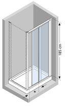 Novellini Nove Energy 2P Wand 102X185 Mtch Hd