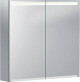 Geberit Option Spiegelkast Twee Deuren 75X70X15Cm Int/Ext Spiegel