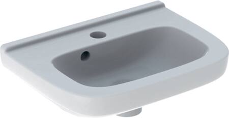 Geberit 300 Basic Fontein 40X25Cm Kraangat/M M/Overloop Wit