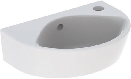 Geberit Renova Fontein Compact 36X25Cm Kraangat/R M/Overloop Tect/Wit