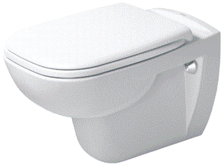 Duravit D-Code Wandwc Wit Hoogglans 545 Mm