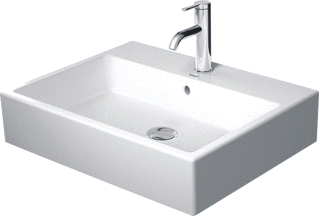 Duravit Vero Air Opzetwastafel Wit Hoogglans 600 Mm