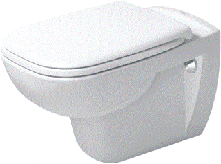 Duravit D-Code Wandwc Wit Hoogglans 545 Mm