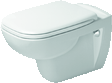 Duravit D-Code Wandwc Wit Hoogglans 545 Mm