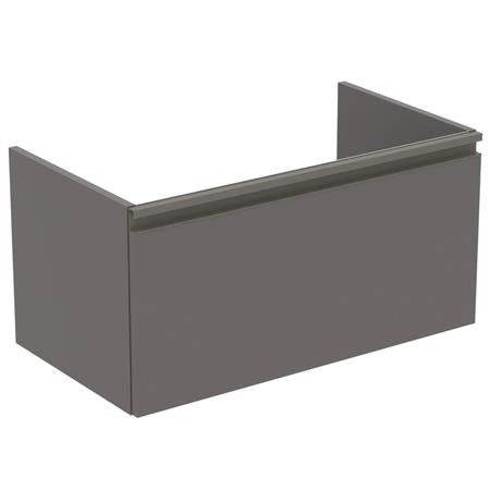 Ideal Standard Tesi Wastafelmeubel 80X44X40Cm Met 1 Lade Softclose Taupe Grijsbruin