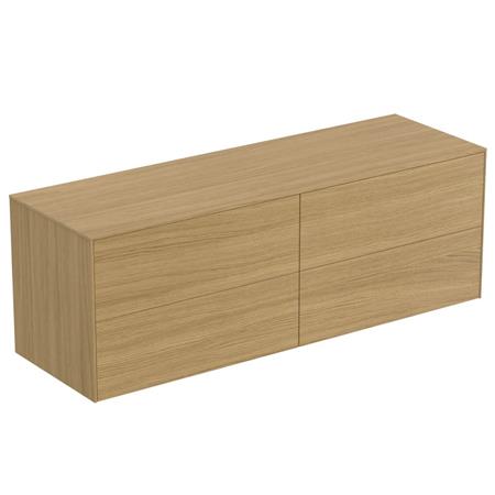 Ideal Standard Conca Wastmeubel 1600X500X550Mm 4 Laden Sc Afdekbl Zonder Uitsn Li Oak