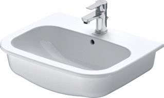 Duravit D-Code Inbouwwastafel Wit Hoogglans 545 Mm