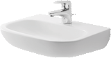 Duravit D-Code Fonteintje Wit Hoogglans 450 Mm