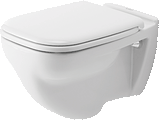 Duravit D-Code Wandwc Wit Hoogglans 540 Mm