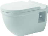 Duravit Starck 3 Wandwc Comfort Wit Hoogglans 545 Mm