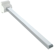 Handicare Toiletsteun 70Cm Verwijderbaar Chrome White Signal White Red Cover