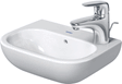 Duravit D-Code Fonteintje Wit Hoogglans 360 Mm