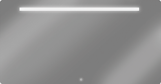 Looox Spiegel Ml1 Led Onder En Geintegreerd Led Verlichting 80X70 Cm