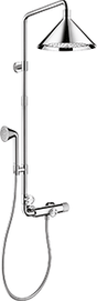 Axor Hg Showerpipe Axor Front Chrome