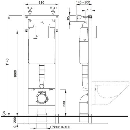 Wisa Xs Wc 114 Cm