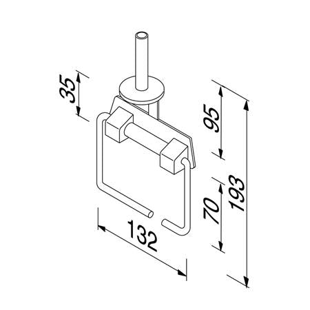 Geesa Standard Toiletrolhouder Met Veer En Reserverolhouder Chroom