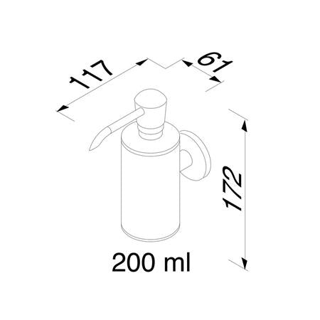 Geesa Nemox Zeepdispenser Rvs Geborsteld - 200 Ml