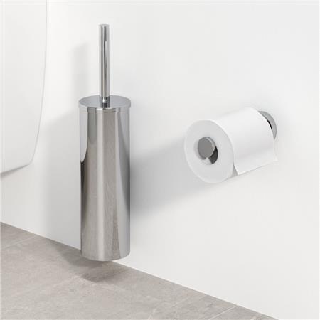 Geesa Nemox Toiletborstel Met Houder Chroom - Witte Borstel