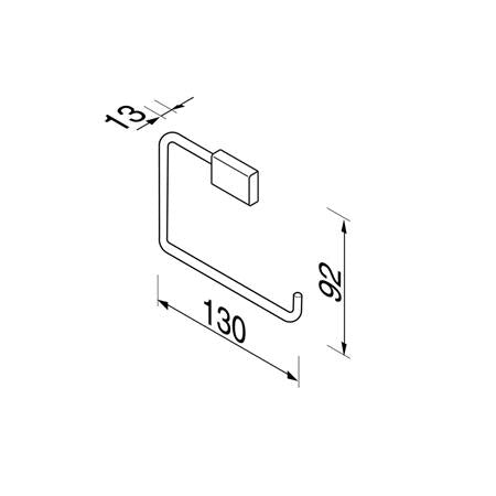 Geesa Aim Toiletrolhouder Chroom