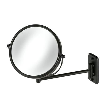 Geesa Mirror Scheerspiegel Rond Zwart - 1-Armig Normaal En 3X Vergrotend
