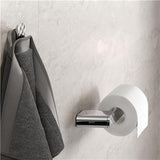 Geesa Shift Toiletrolhouder Diamantpatroon Chroom (R)