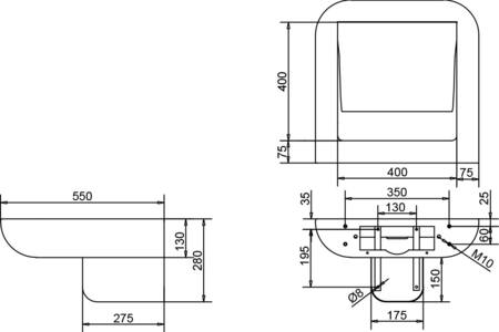 Intra Rvs Wastafel E215