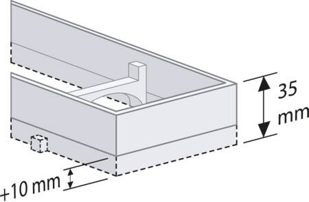 Easydrain Spa-Mtafhoog-900 - Verhoogd Compact Taf Frame Tbv Graniet / Marmer