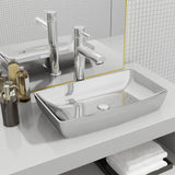 Luxe Keramische Rechthoekige Wasbak 71 X 39 Cm ()