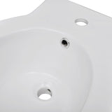 Staand Bidet Rond Keramiek Wit Crème