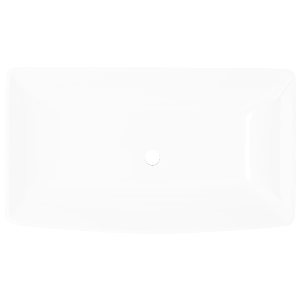 Luxe Keramische Rechthoekige Wasbak 71 X 39 Cm ()