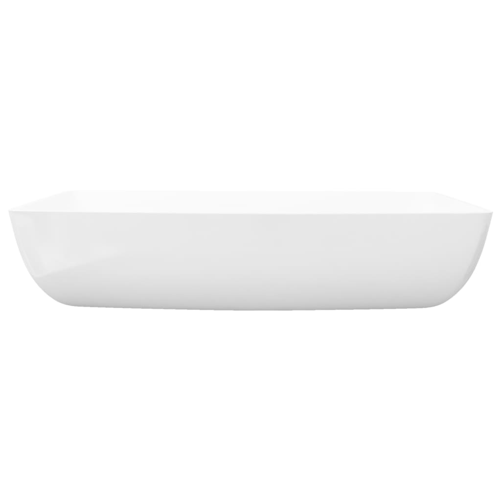 Luxe Keramische Rechthoekige Wasbak 71 X 39 Cm ()