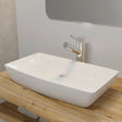 Luxe Keramische Rechthoekige Wasbak 71 X 39 Cm ()