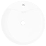 Wasbak Met Overloop, Keramiek, Rond,