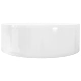 Wasbak Met Overloop, Keramiek, Rond,