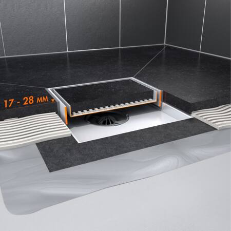 Easydrain Ajq-10X10-T-Hoog - Aqua Jewel Quattro 10X10 Cm - Frame Voor